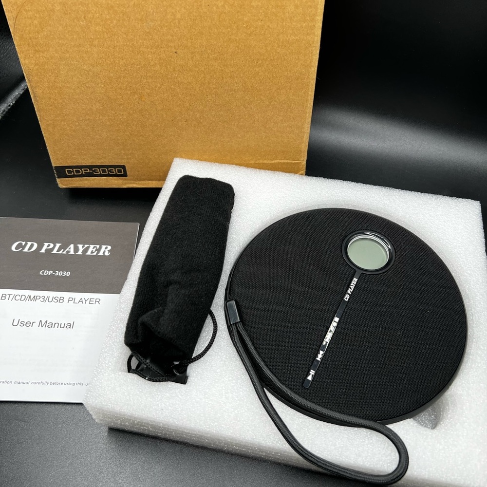CDP-3030 Black Portable CD Player